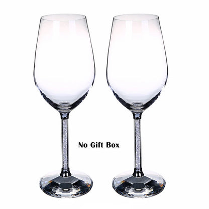 Creative Wedding Wine Glass cup unique Champagne Flutes Crystalline Party Gift Toasting Glass Goblet Crystal Anniversary