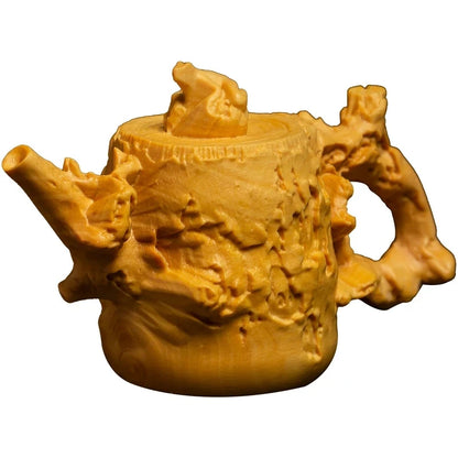 Creative Wooden Pet Carving Teapot Living Room Ornaments Lobe Boxwood Set Carving Handpiece