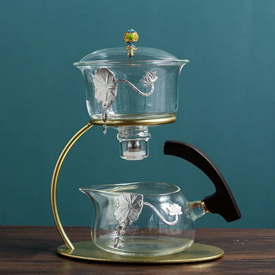 Creative Zen Tea Set, Dragon Glass, Lazy Tea Cup, Kung Fu Tea Tray, Automatic Tea Infuser, Safe Packaging