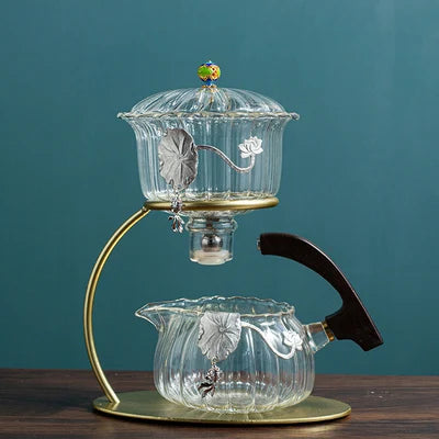 Creative Zen Tea Set, Dragon Glass, Lazy Tea Cup, Kung Fu Tea Tray, Automatic Tea Infuser, Safe Packaging