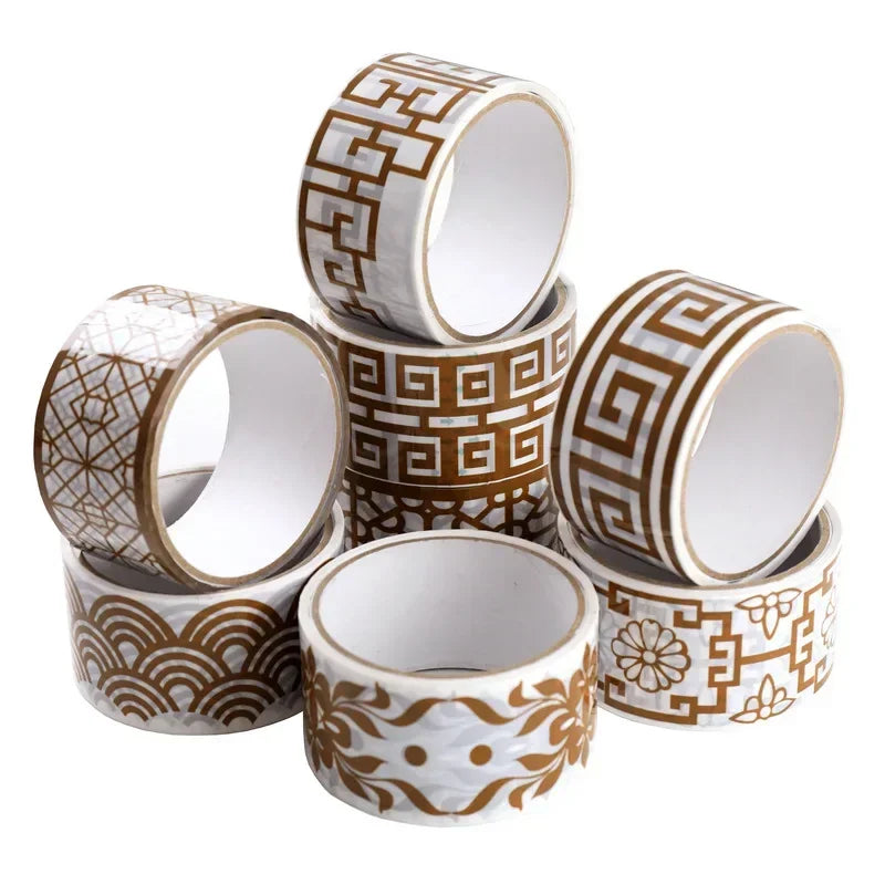 Creative antique lace decorative tape DIY photo album decorative tape sealing box large roll waterproof width 4.8cm home decor