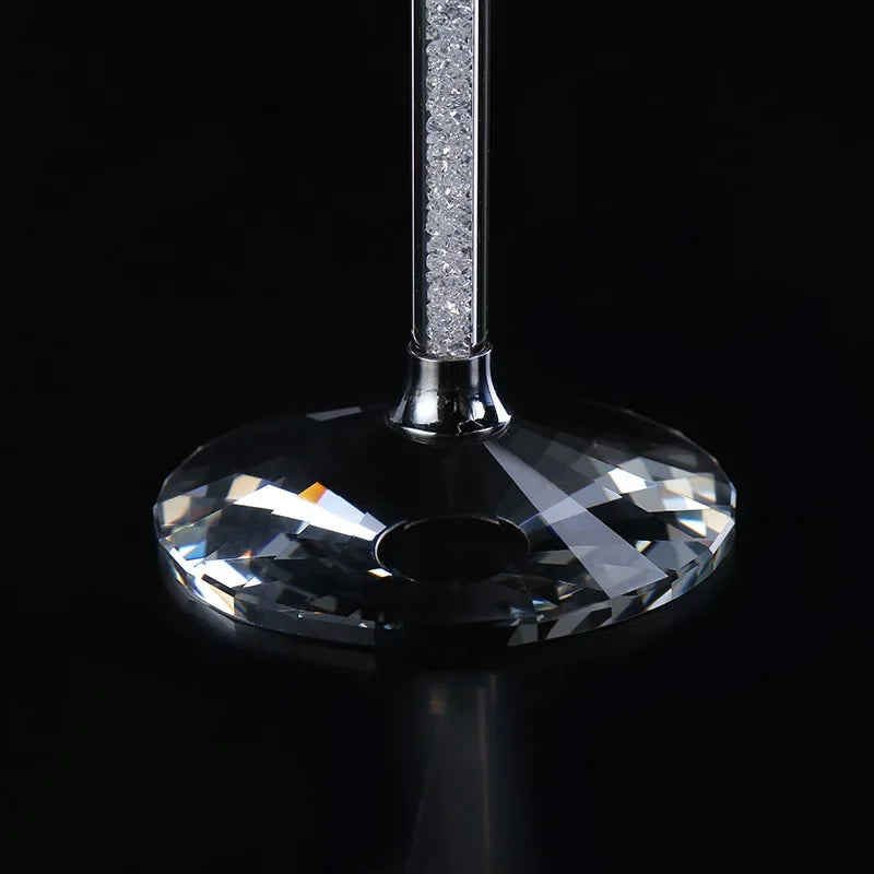 Creative gemstone Wine Glass Wedding Champagne Glasses Lover Rhinestone Wedding Glass Crystal Goblet Banquet Wedding Decoration