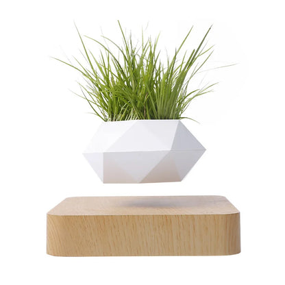 Creative geometric flower pot ornaments Micro landscape planter Eco Resin Magnetic Levitation Planter