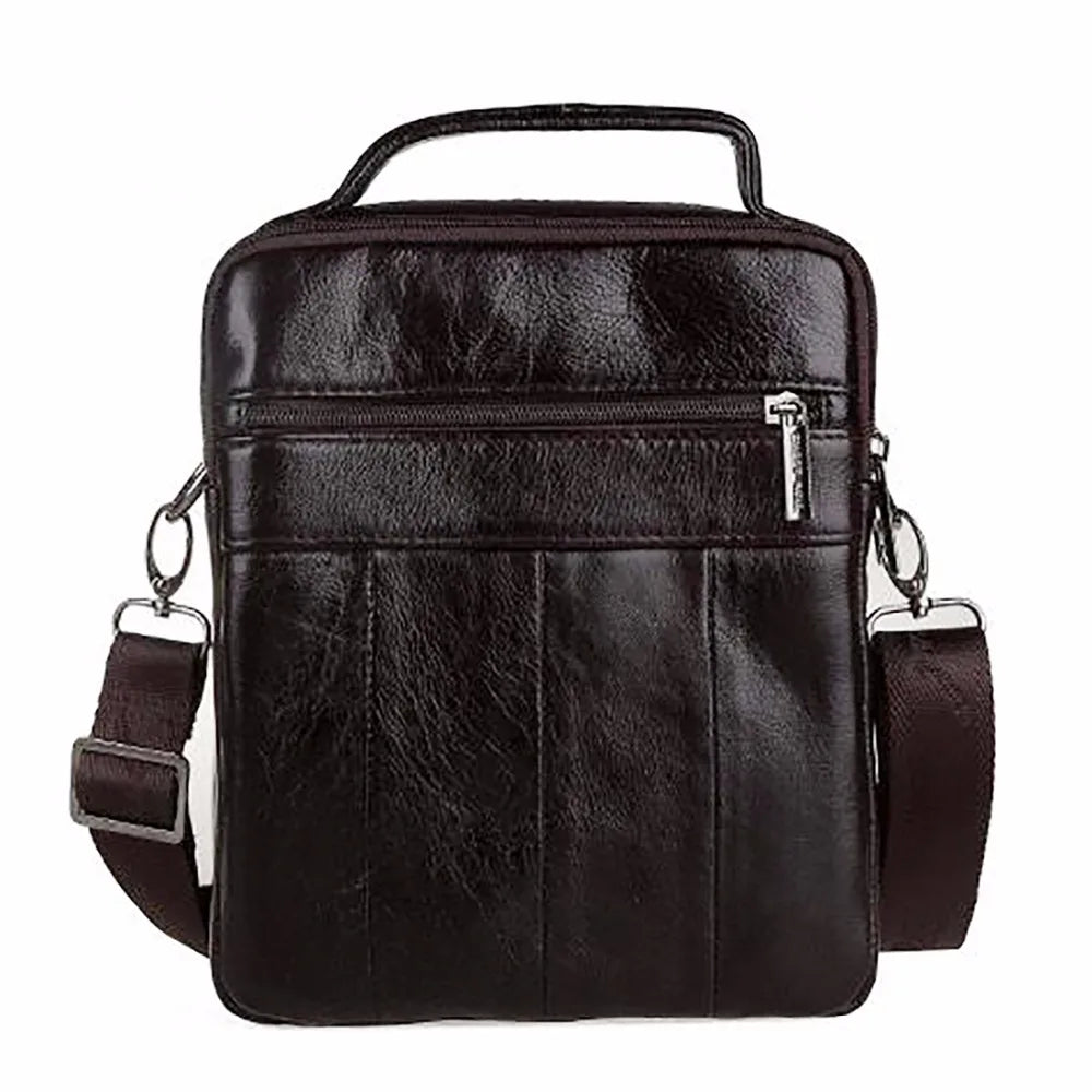 Cross body Messenger Shoulder Bag for Men Genuine Leather Business Briefcase Casual Cowhide Male Top Handle Tote Handbag Bags