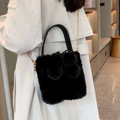 Crossbody Bag Large Capacity Tote Bags Bucket Bags Versatile Handbag Chain Bag