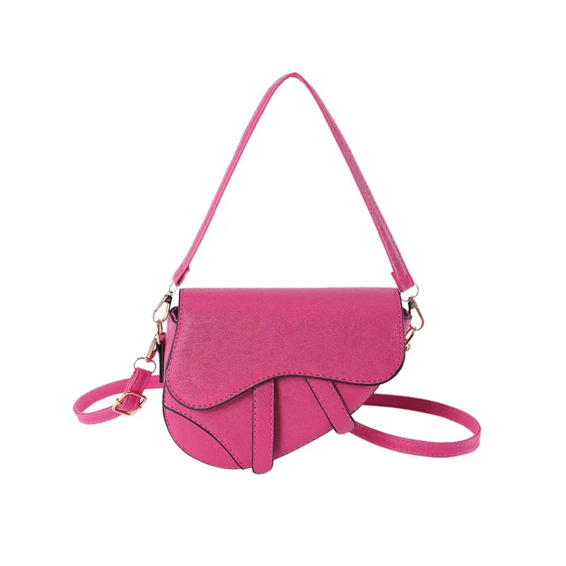 Crossbody Bag Trendy Saddle Bag 2024 New Simple Shoulder Bag Women Handbags Purse Luxury Designer Handbag