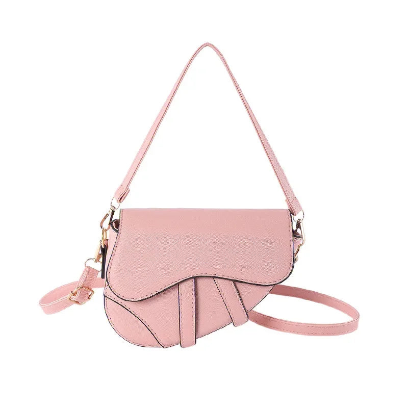 Crossbody Bag Trendy Saddle Bag 2024 New Simple Shoulder Bag Women Handbags Purse Luxury Designer Handbag