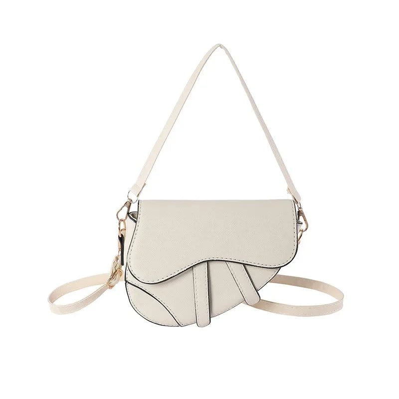 Crossbody Bag Trendy Saddle Bag 2024 New Simple Shoulder Bag Women Handbags Purse Luxury Designer Handbag