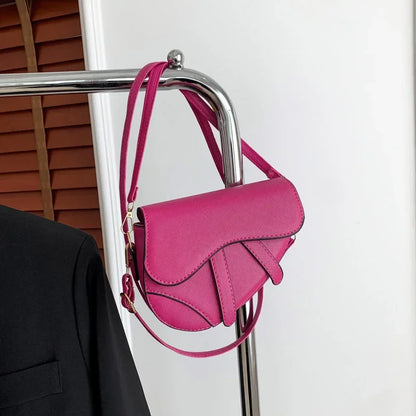 Crossbody Bag Trendy Saddle Bag 2024 New Simple Shoulder Bag Women Handbags Purse Luxury Designer Handbag