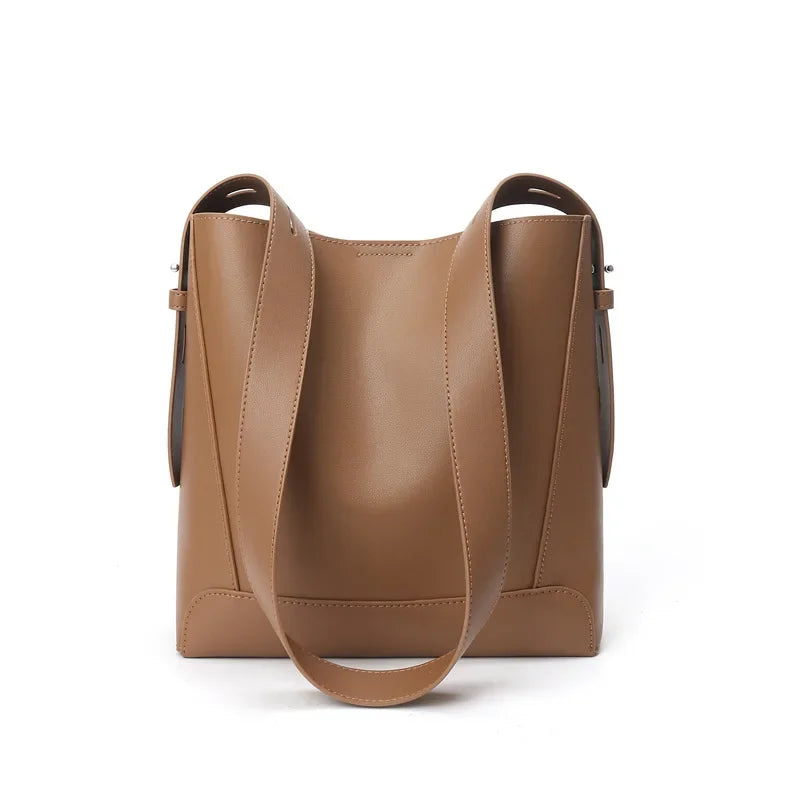 Crossbody Bag, Versatile, High-end Women's Bag, Genuine Leather Shoulder Bags, Large Capacity Bucket Bag Luxury Designer Handbag