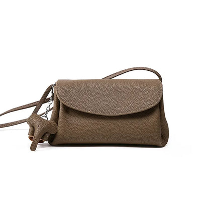 Crossbody Bags Women's Bag 2024 New Mini Genuine Leather Soft Leather Bag Luxury Bag  Designer Bags Luxury Lychee Pattern