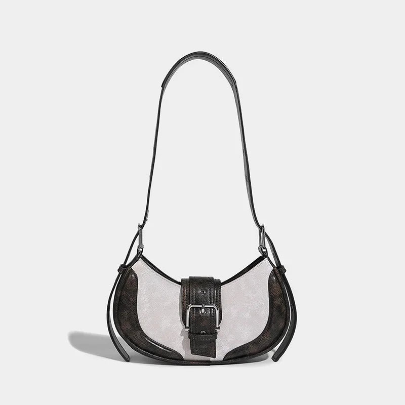 Crossbody Color Matching Simple Underarm Fashion Casual Commuting High Quality Shoulder 2024 Women's Bag
