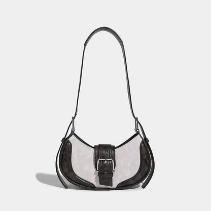 Crossbody Color Matching Simple Underarm Fashion Casual Commuting High Quality Shoulder 2024 Women's Bag