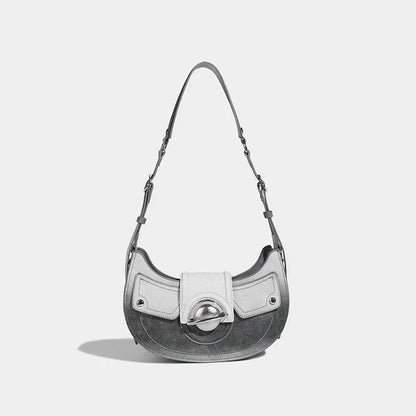 Crossbody Millennium Style 2024 Y2K Street Shoulder Women's High-Quality Design Gradient Color Dumpling Bag