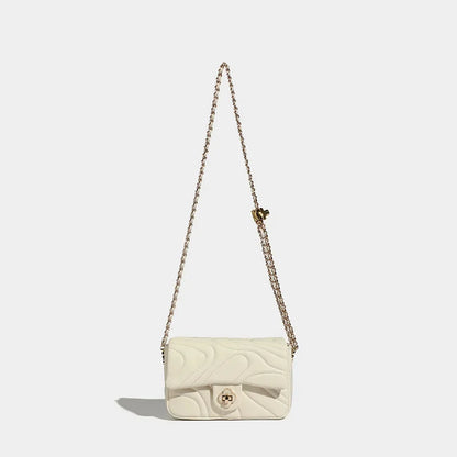 Crossbody Versatile Ins Women's 2024 Spring and Summer Fashion Chain Pink Shoulder Small Square Bag