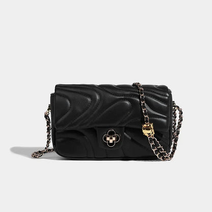 Crossbody Versatile Ins Women's 2024 Spring and Summer Fashion Chain Pink Shoulder Small Square Bag