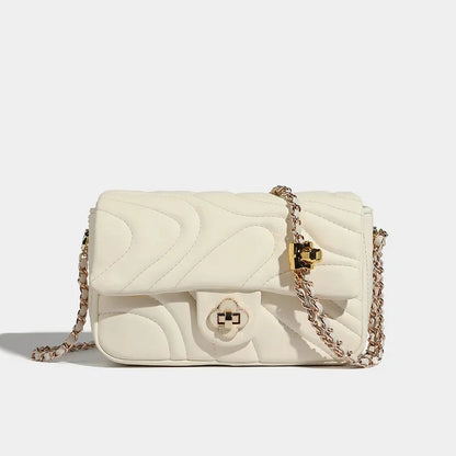 Crossbody Versatile Ins Women's 2024 Spring and Summer Fashion Chain Pink Shoulder Small Square Bag
