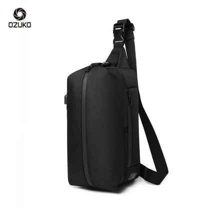 Crossbody bag men Anti-theft Shoulder Sling Bag Multifunction Short Travel Messenger Chest Pack For Male