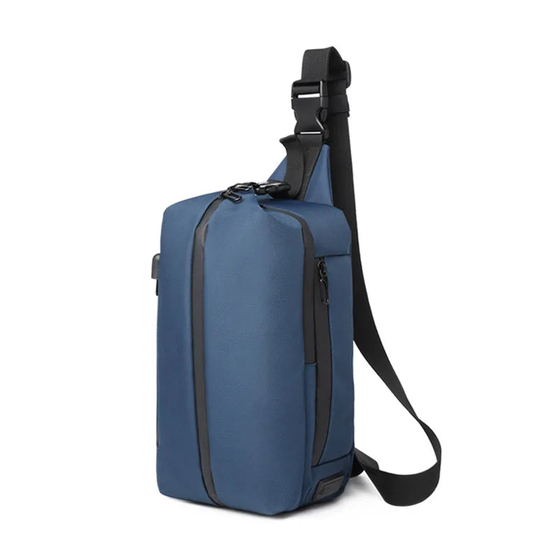 Crossbody bag men Anti-theft Shoulder Sling Bag Multifunction Short Travel Messenger Chest Pack For Male
