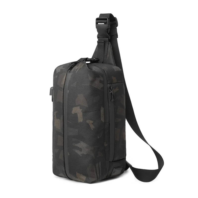 Crossbody bag men Anti-theft Shoulder Sling Bag Multifunction Short Travel Messenger Chest Pack For Male