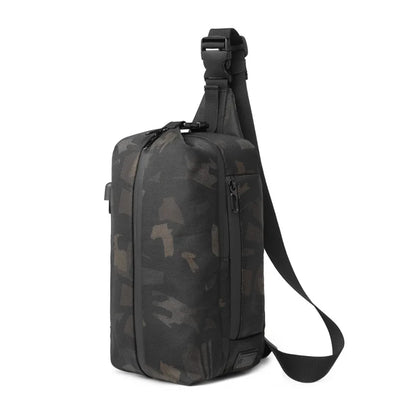 Crossbody bag men Anti-theft Shoulder Sling Bag Multifunction Short Travel Messenger Chest Pack For Male