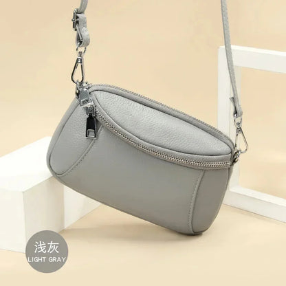 Crossbody for Women Fashion Sling Shoulder Bag Genuine Leather Causal Women's Commuting Satchel Bags Cross Body Purse