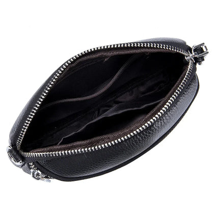 Crossbody for Women Fashion Sling Shoulder Bag Genuine Leather Causal Women's Commuting Satchel Bags Cross Body Purse