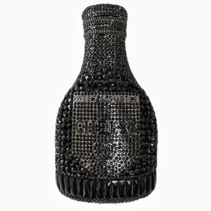 Crystal Handbags Lady Gold Rhinestones Evening Bags For Bridal Stones Bottle Cheer Clutches Bags Wedding Party