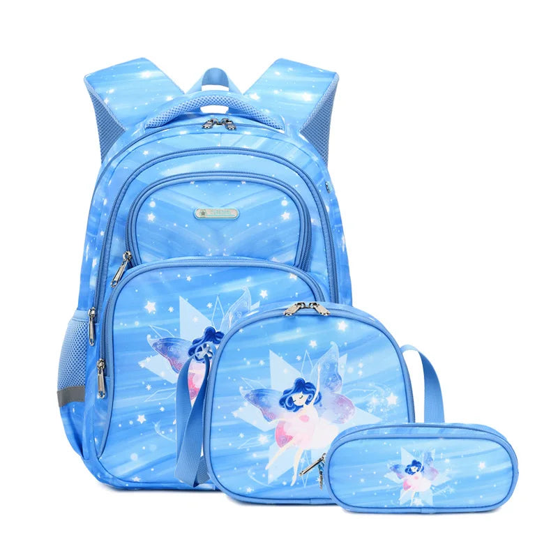 Cusangel School Backpack Set Large Capacity School Bag For Kids Boy Dinosaur Anime Backpack Cartoon Unicorn Backpack Cartoon Bag