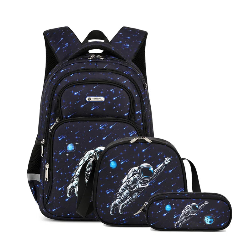 Cusangel School Backpack Set Large Capacity School Bag For Kids Boy Dinosaur Anime Backpack Cartoon Unicorn Backpack Cartoon Bag