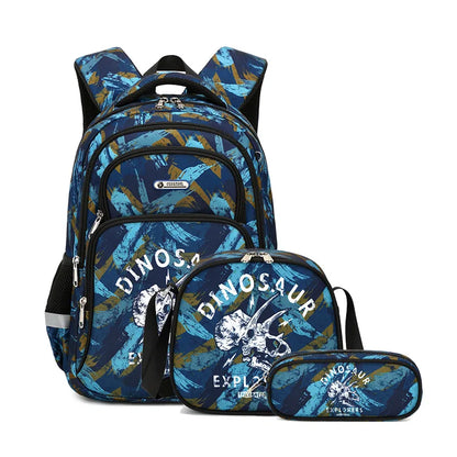 Cusangel School Backpack Set Large Capacity School Bag For Kids Boy Dinosaur Anime Backpack Cartoon Unicorn Backpack Cartoon Bag