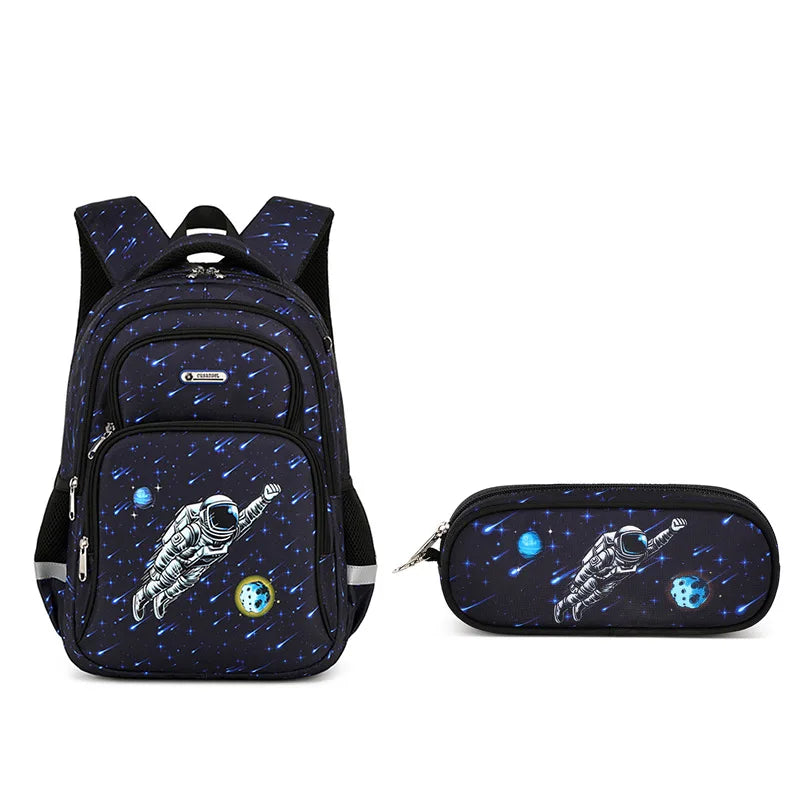 Cusangel School Backpack Set Large Capacity School Bag For Kids Boy Dinosaur Anime Backpack Cartoon Unicorn Backpack Cartoon Bag