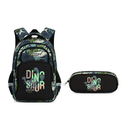 Cusangel School Backpack Set Large Capacity School Bag For Kids Boy Dinosaur Anime Backpack Cartoon Unicorn Backpack Cartoon Bag