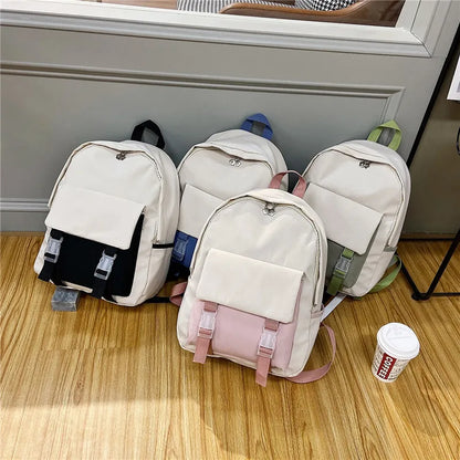 Custom Canvas Breathable Wear-Resistant Embroidery Backpack for Adult/Children/Boy/Girl Logo Customization Schoolbag Wholesale