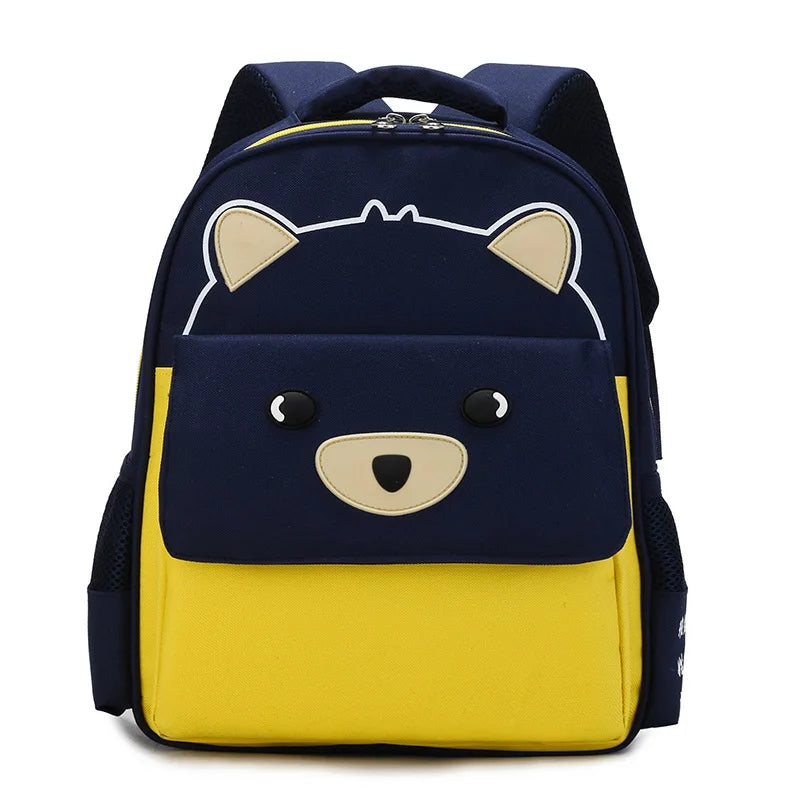 Custom Name Kids Bear Backpack for School, Cute Waterproof Schoolbag, Backpack for Elementary or Kindergarten, Toddler Kids Bag