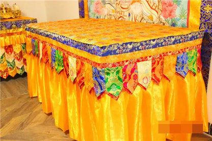 Custom made size Height 66cm, width 51cm, length 36cm Buddha statue Altar cover Tablecloth streamer customized cannot cancelled