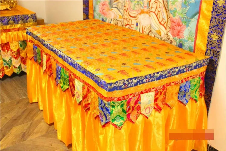 Custom made size Height 66cm, width 51cm, length 36cm Buddha statue Altar cover Tablecloth streamer customized cannot cancelled