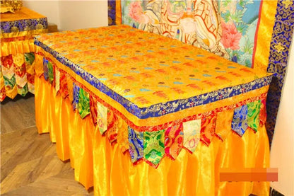 Custom made size Height 66cm, width 51cm, length 36cm Buddha statue Altar cover Tablecloth streamer customized cannot cancelled