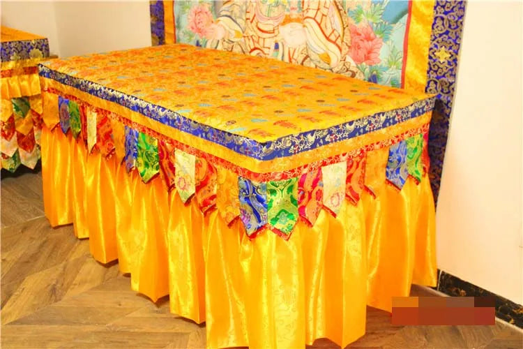 Custom made size Height 66cm, width 51cm, length 36cm Buddha statue Altar cover Tablecloth streamer customized cannot cancelled