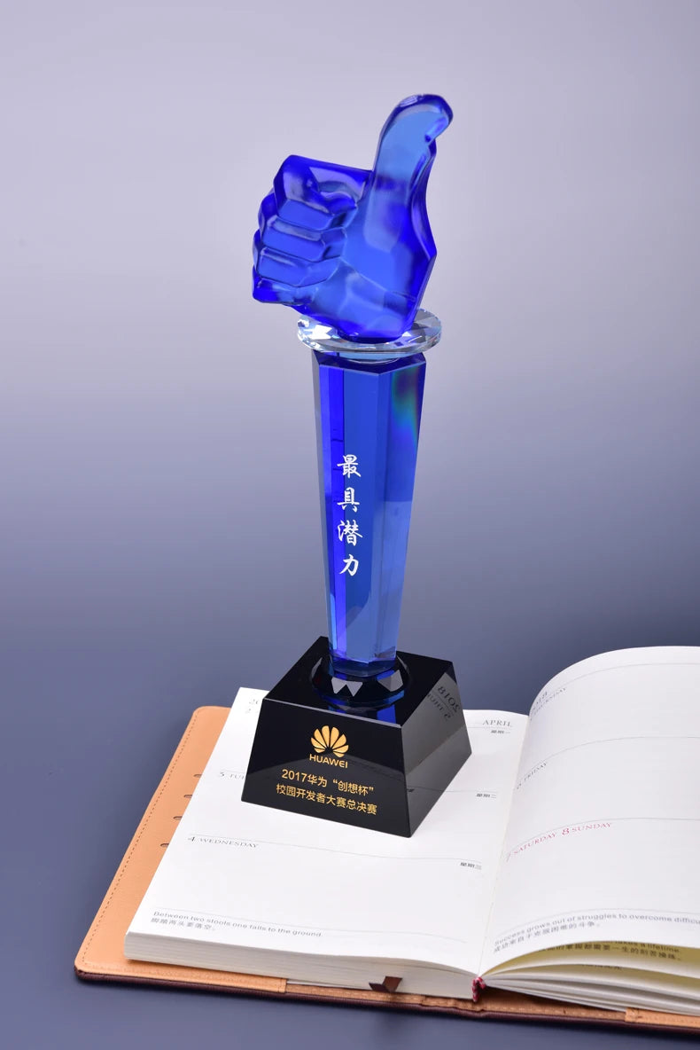 Customize Custom Marvelous Business Birthday gift -TOP COOL company boss Teacher Colleague Lover BEST crystal Trophy statue