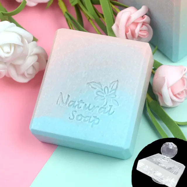 Customized Custom Soap Stamp Mold Sealing Seals For Diy Handmade Soap Making Supplies Tools Plants Tree Flower Pattern
