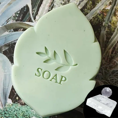 Customized Custom Soap Stamp Mold Sealing Seals For Diy Handmade Soap Making Supplies Tools Plants Tree Flower Pattern