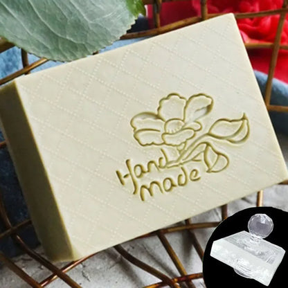 Customized Custom Soap Stamp Mold Sealing Seals For Diy Handmade Soap Making Supplies Tools Plants Tree Flower Pattern