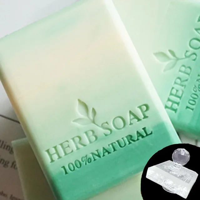 Customized Custom Soap Stamp Mold Sealing Seals For Diy Handmade Soap Making Supplies Tools Plants Tree Flower Pattern