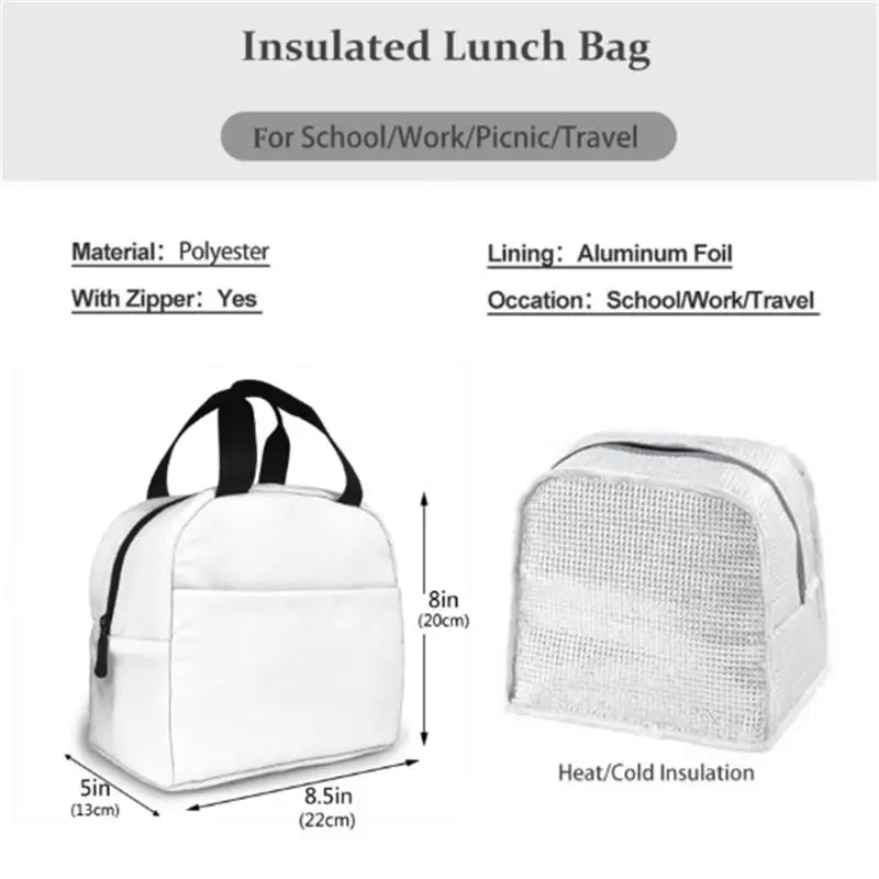 Customized Print DIY Your like Photo or Logo Boys Girls Kids Portable Lunch Box Bags Insulated Picnic Cooler Bag Lunch Tote