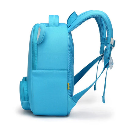 Cute 3D Blue Bear School Bags for Boys Lovely Animals Design Kids Girls Backpacks Children Students Book Bags Mochila Infantil