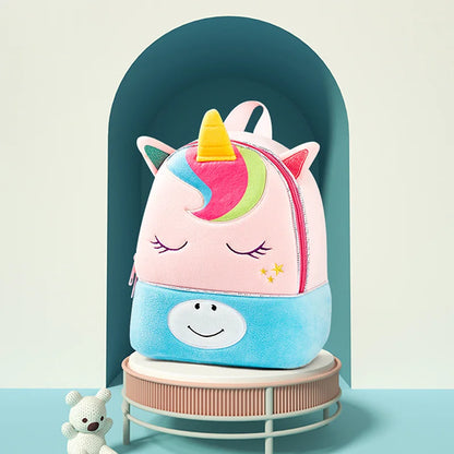 Cute 3D Deer School Bags for Children Cartoon Unicorn School Backpacks Kindergarten Girls Kids Kawaii Schoolbag Mochila Escolar