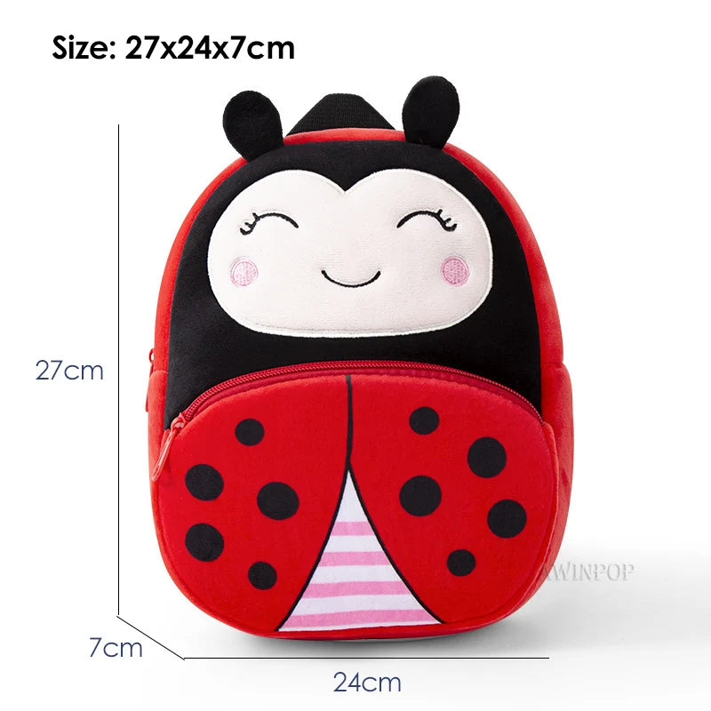 Cute 3D Deer School Bags for Children Cartoon Unicorn School Backpacks Kindergarten Girls Kids Kawaii Schoolbag Mochila Escolar