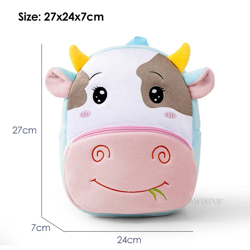 Cute 3D Deer School Bags for Children Cartoon Unicorn School Backpacks Kindergarten Girls Kids Kawaii Schoolbag Mochila Escolar