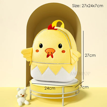 Cute 3D Deer School Bags for Children Cartoon Unicorn School Backpacks Kindergarten Girls Kids Kawaii Schoolbag Mochila Escolar